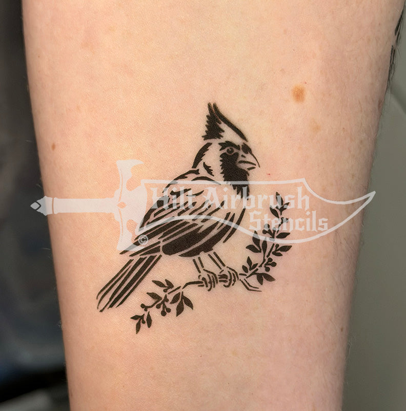 Cardinal Stencil