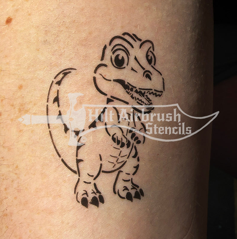 Adorable Dinosaur Stencil