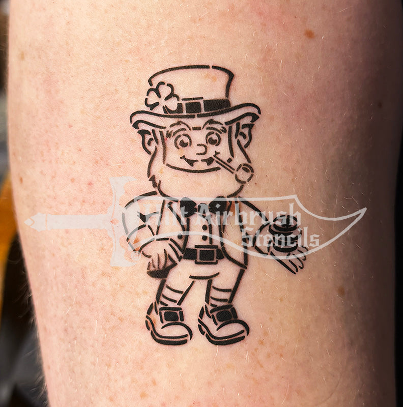 Leprechaun Stencil