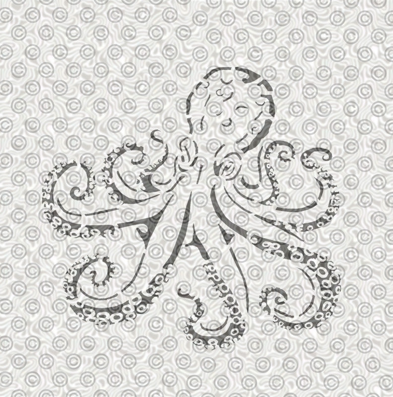 Octopus Stencil