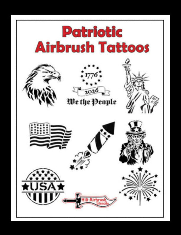 USA themed stencils