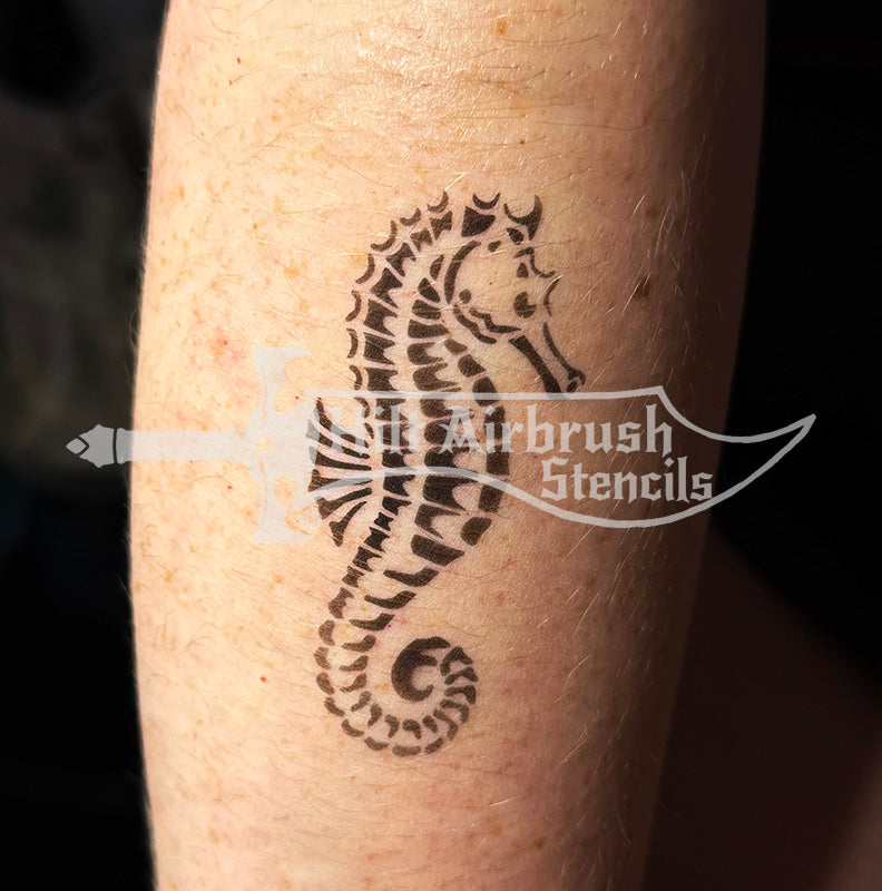 Seahorse Stencil
