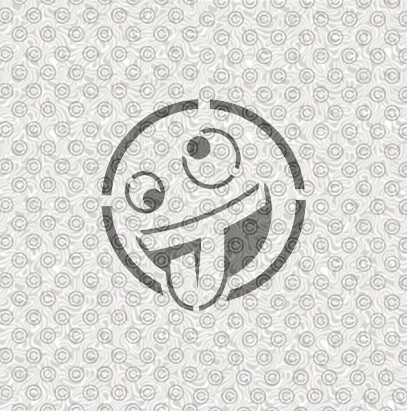 Silly Emoji Stencil