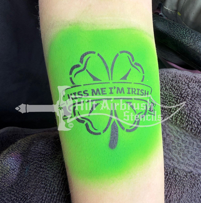 Kiss Me I'm Irish Stencil