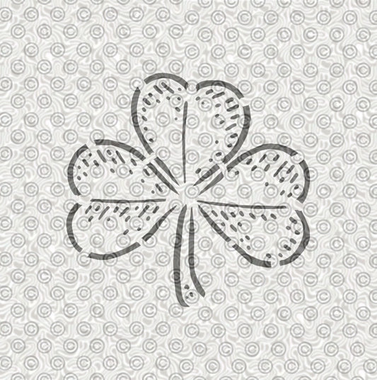 Shamrock Clover Stencil