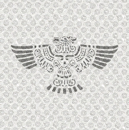 Aztec Eagle Stencil