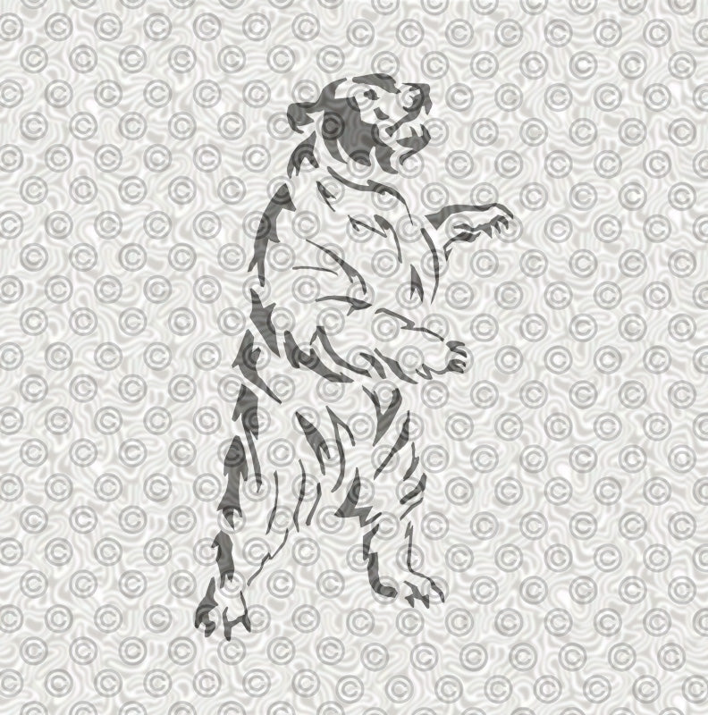 Standing Bear Stencil
