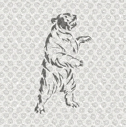 Standing Bear Stencil