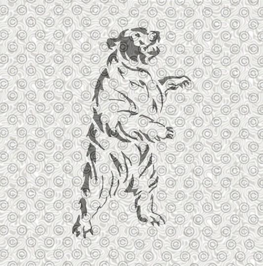 Standing Bear Stencil
