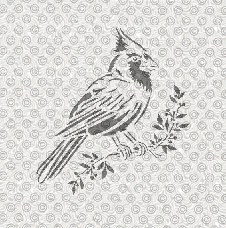 Cardinal Stencil