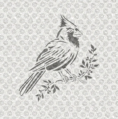 Cardinal Stencil