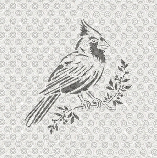 Cardinal Stencil
