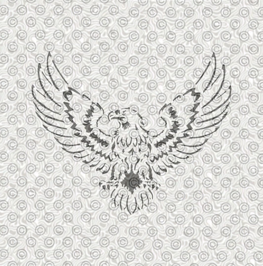 Winged Eagle Stencil