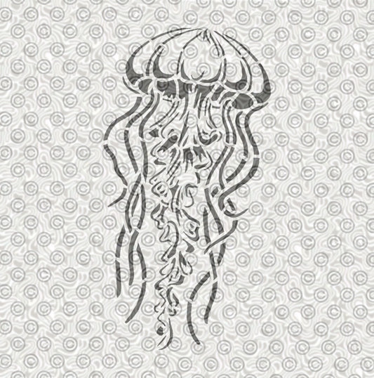 Jellyfish Stencil