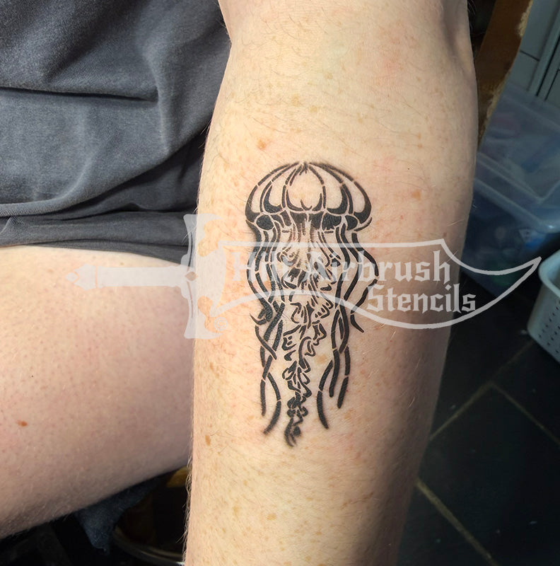 Jellyfish Stencil