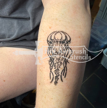 Jellyfish Stencil