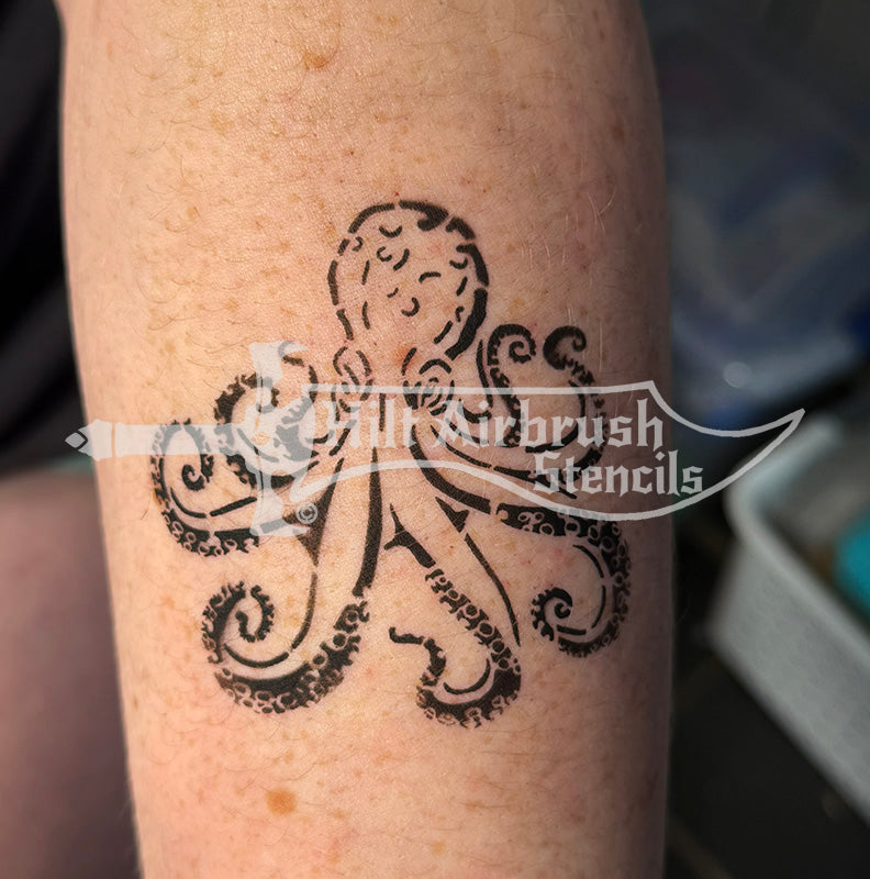 Octopus Stencil