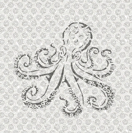 Octopus Stencil
