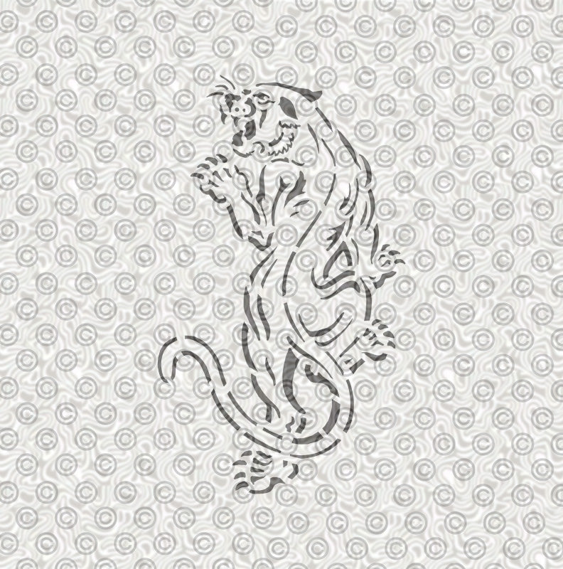 Panther Stencil
