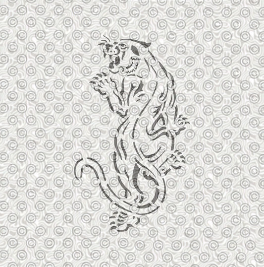 Panther Stencil