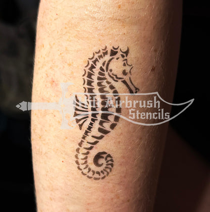 Seahorse Stencil