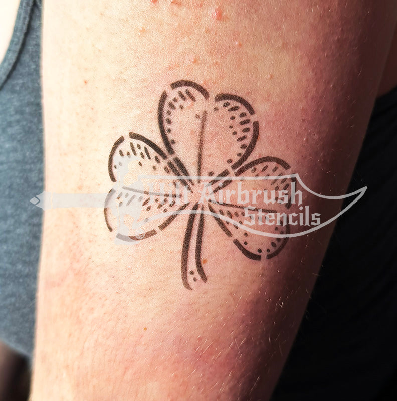 Shamrock Clover Stencil