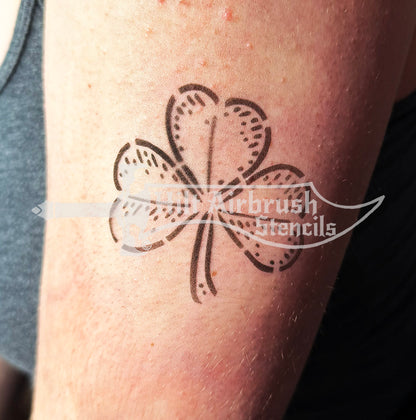Shamrock Clover Stencil