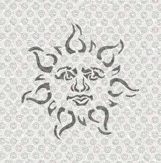 Sun Stencil