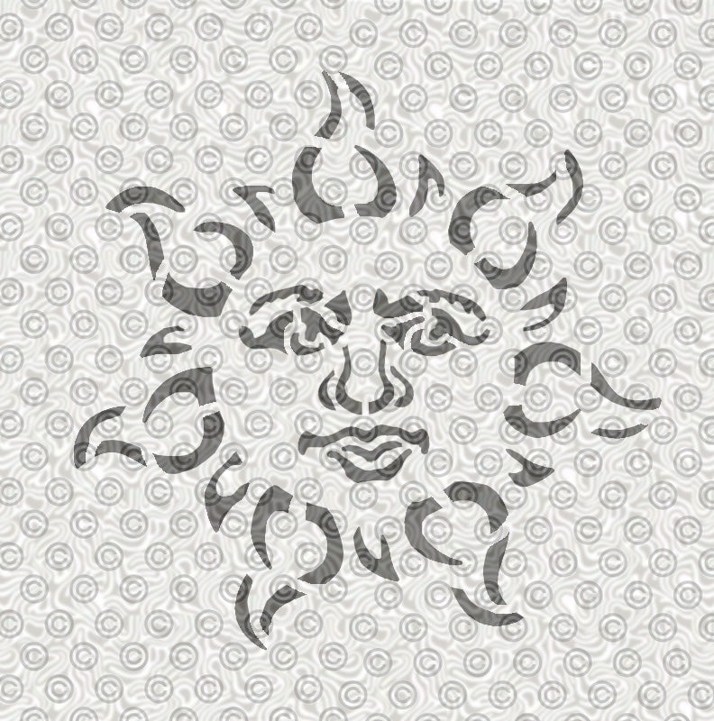 Sun Stencil