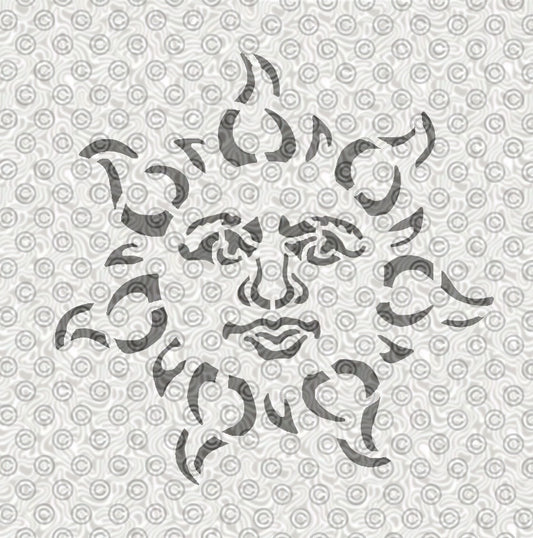 Sun Stencil