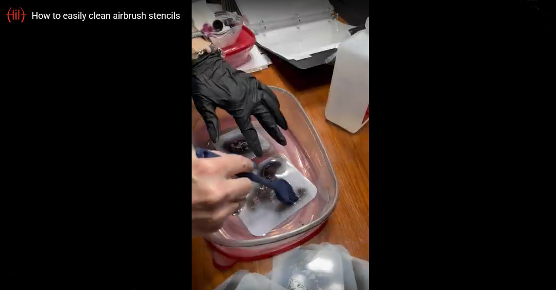 Load video: Video on how to easily clean your Mylar stencils.
