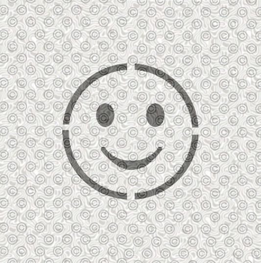Smiling Emoji Stencil