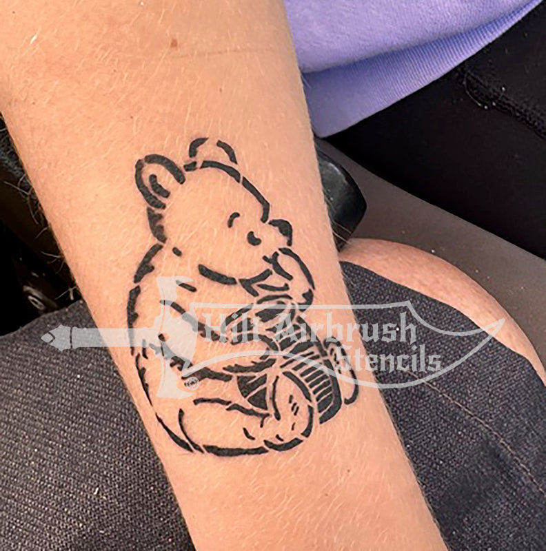 Honey Bear Stencil
