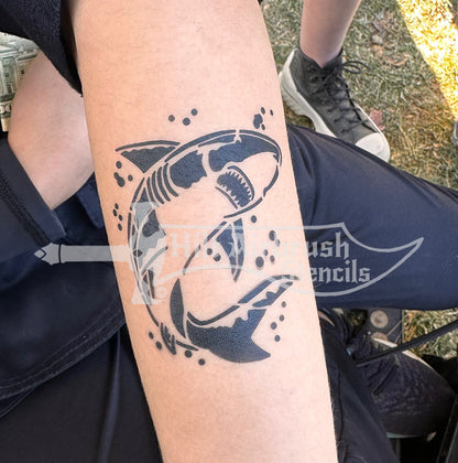 Great White Shark Stencil